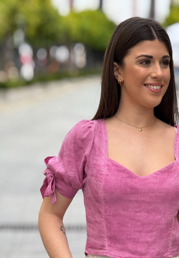 Blusa Paola rosa