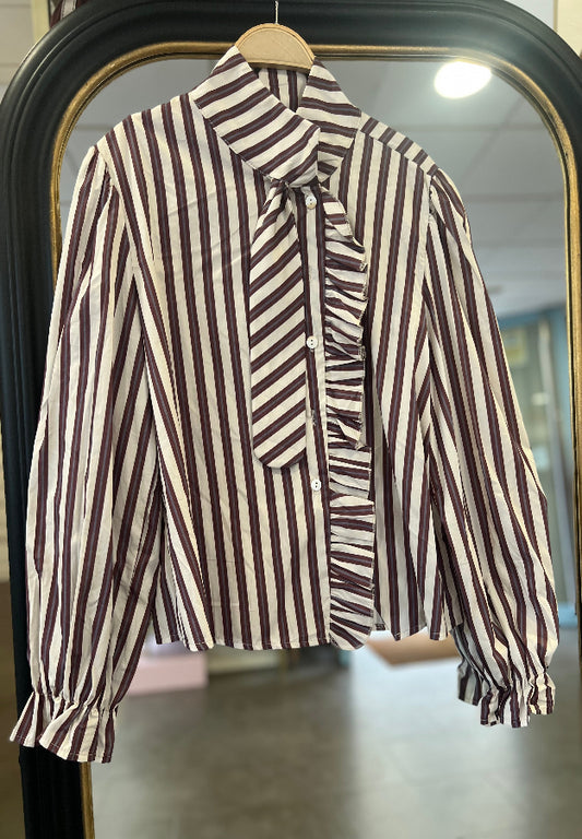 Camisa Carmen Morada