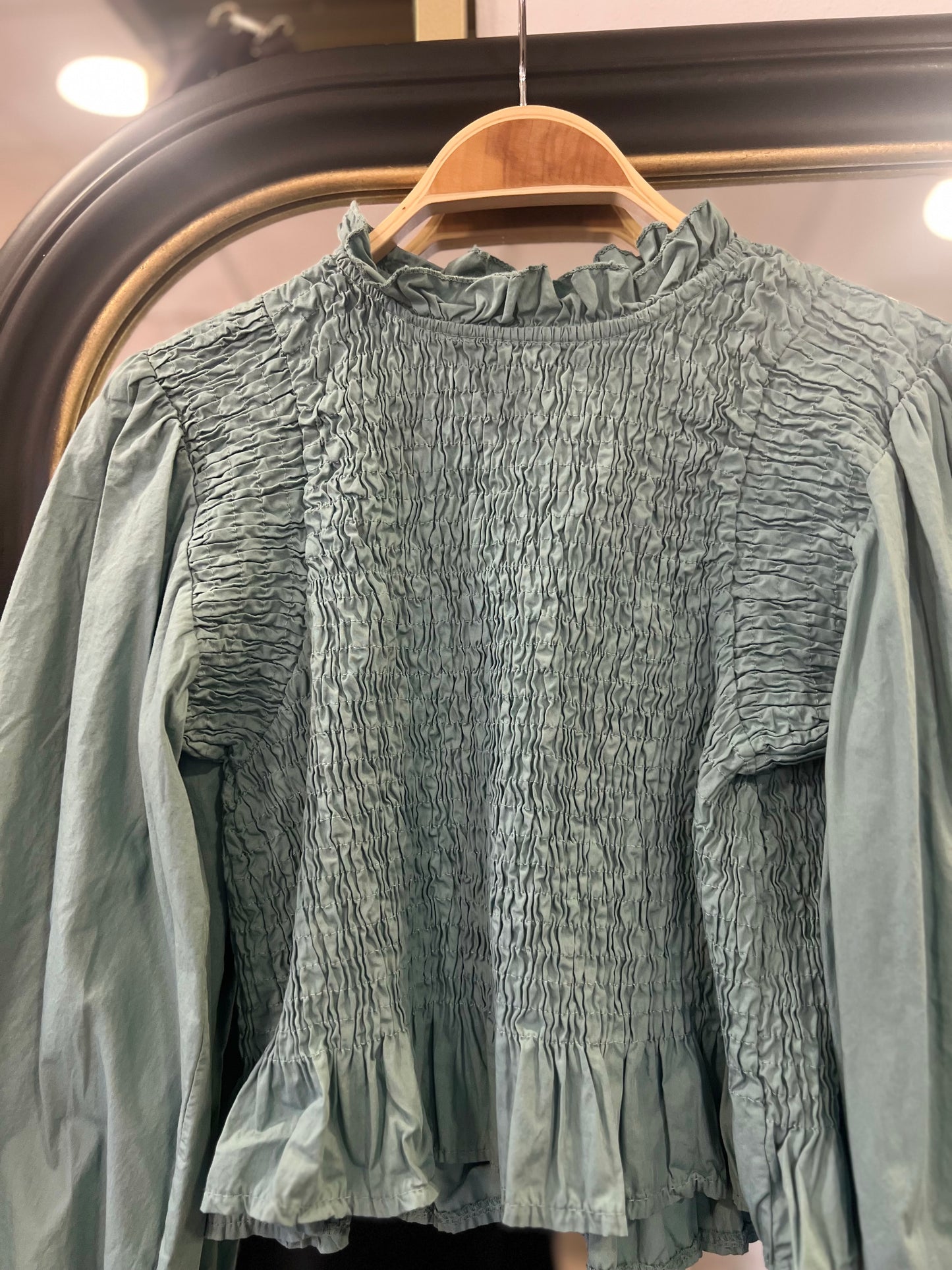 Blusa Almudena Verde Agua