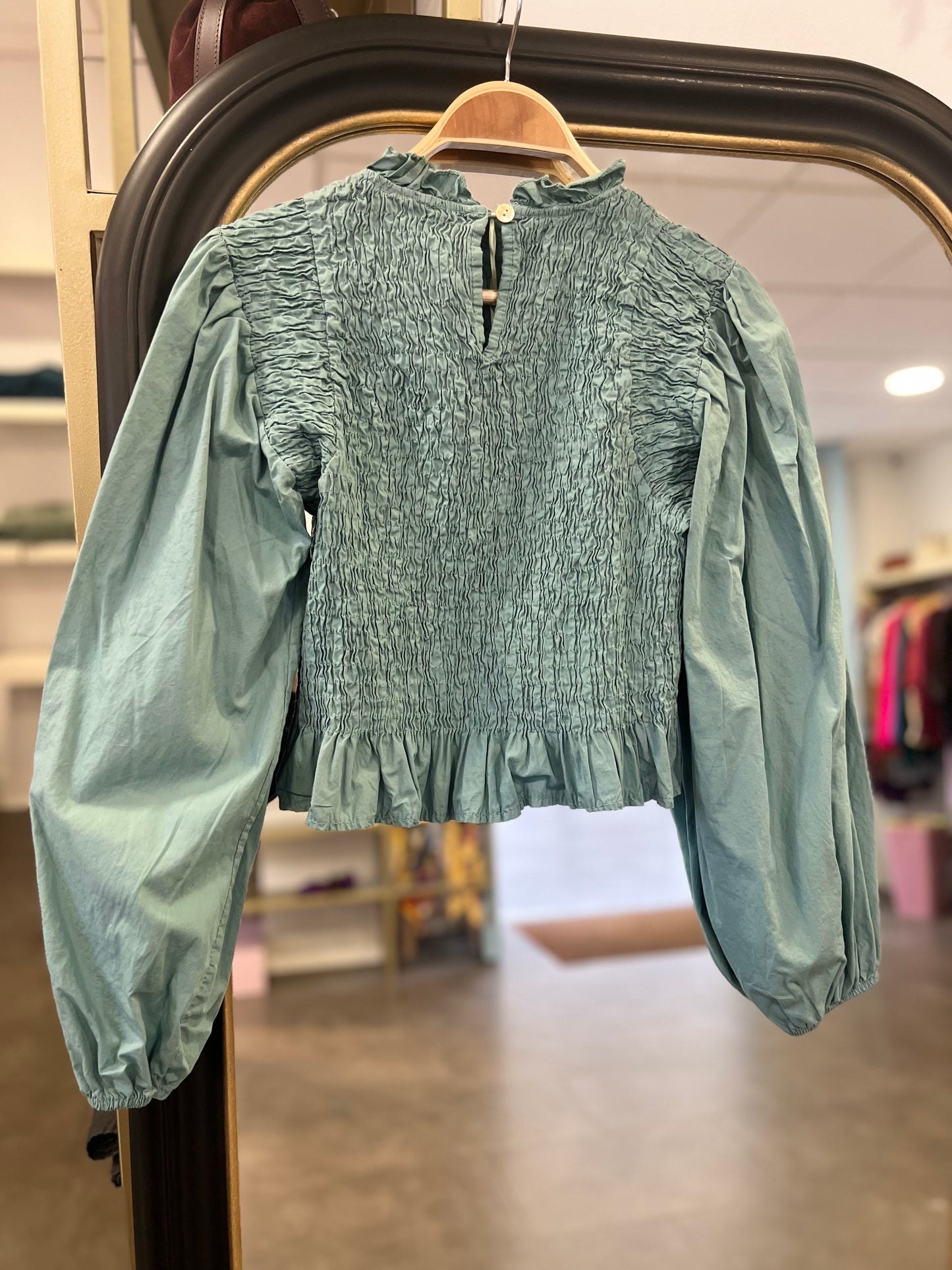 Blusa Almudena Verde Agua