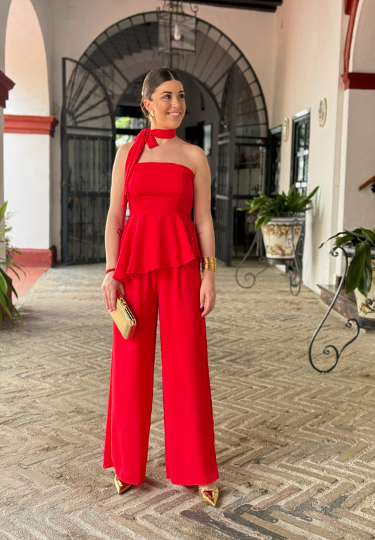 Conjunto Laura rojo