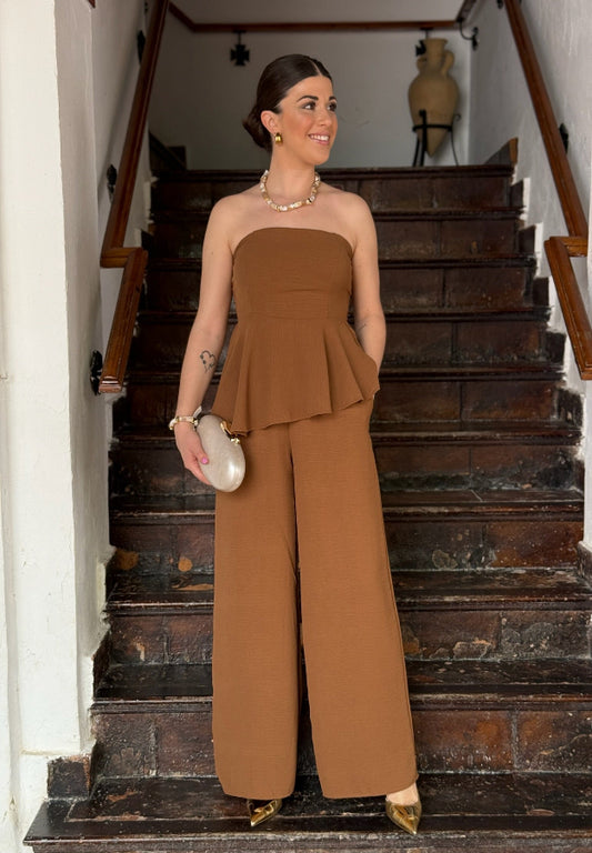 Conjunto Laura marron
