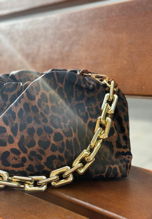 Bolso cadena leopardo