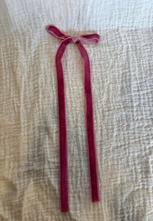 Lazo rosa maquillaje para mantón