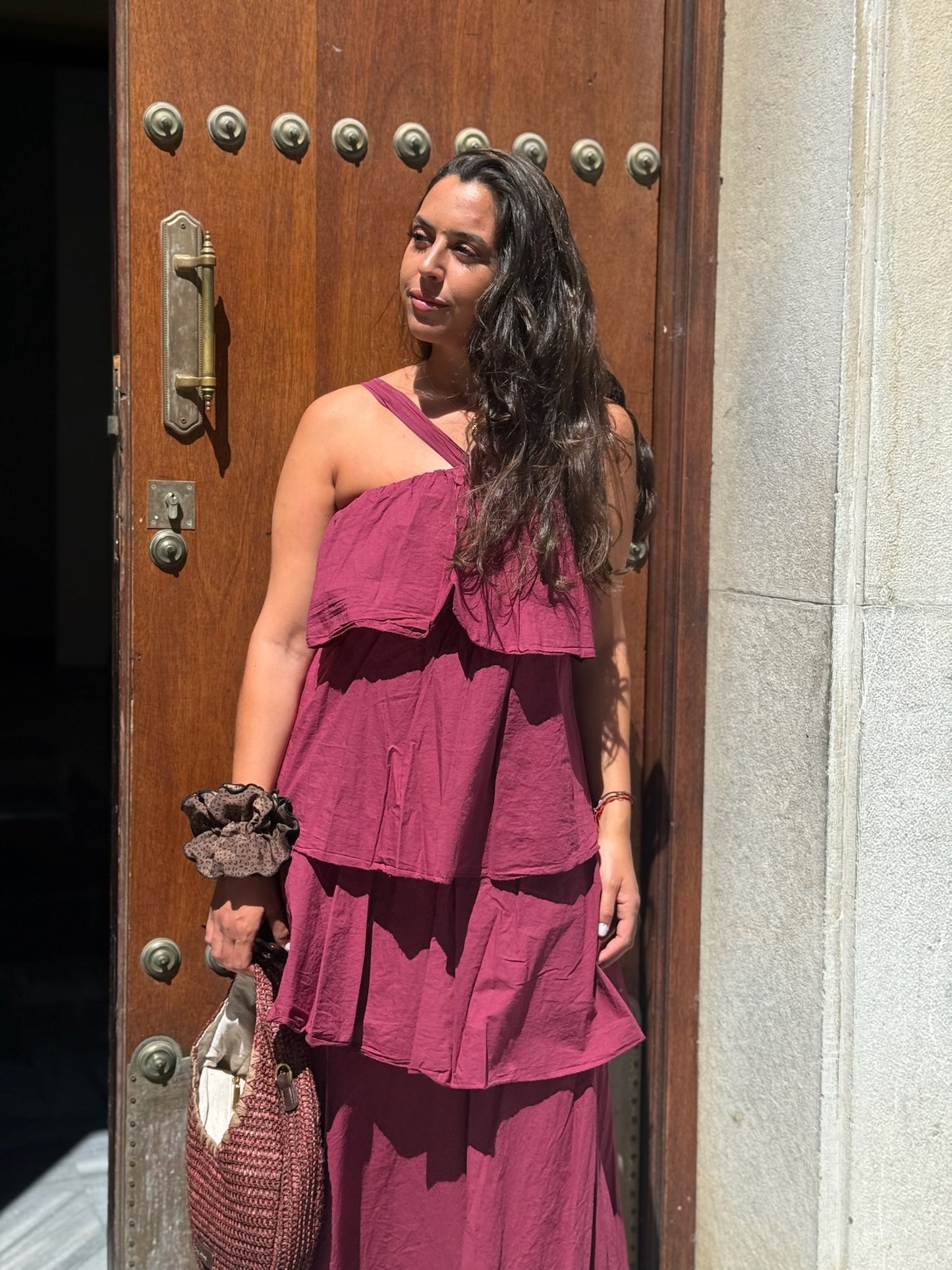 Vestido Gloria Burdeos