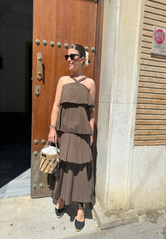 Vestido Gloria Chocolate