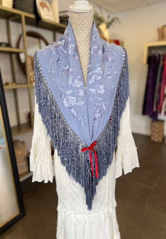 Mantón al tono Celeste