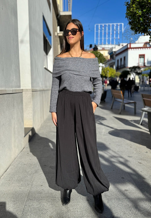 Pantalón Bombacho Negro
