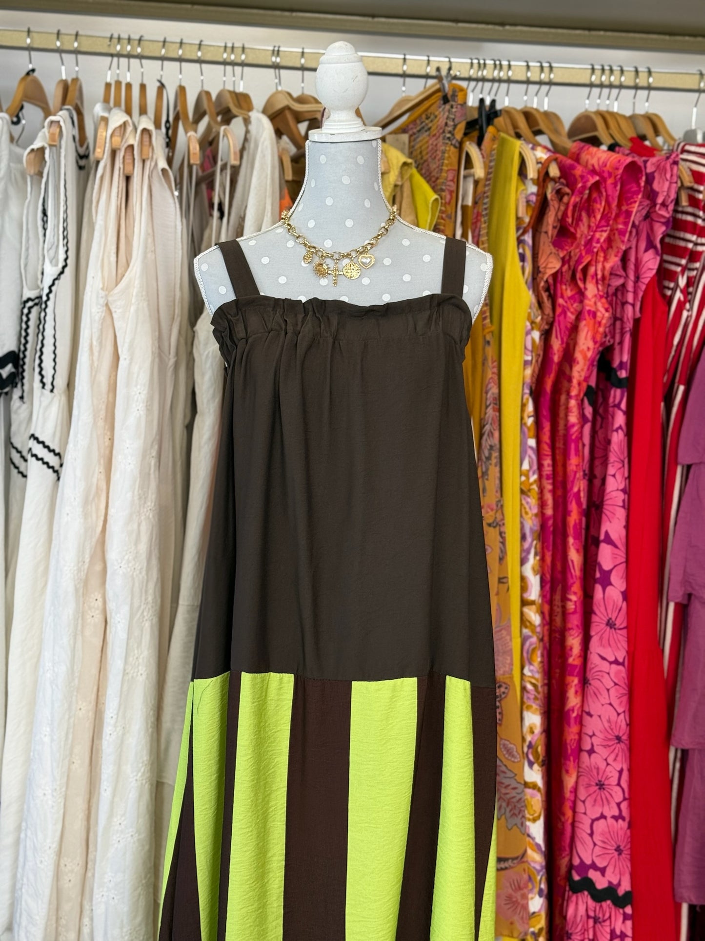 Vestido Lidia marrón