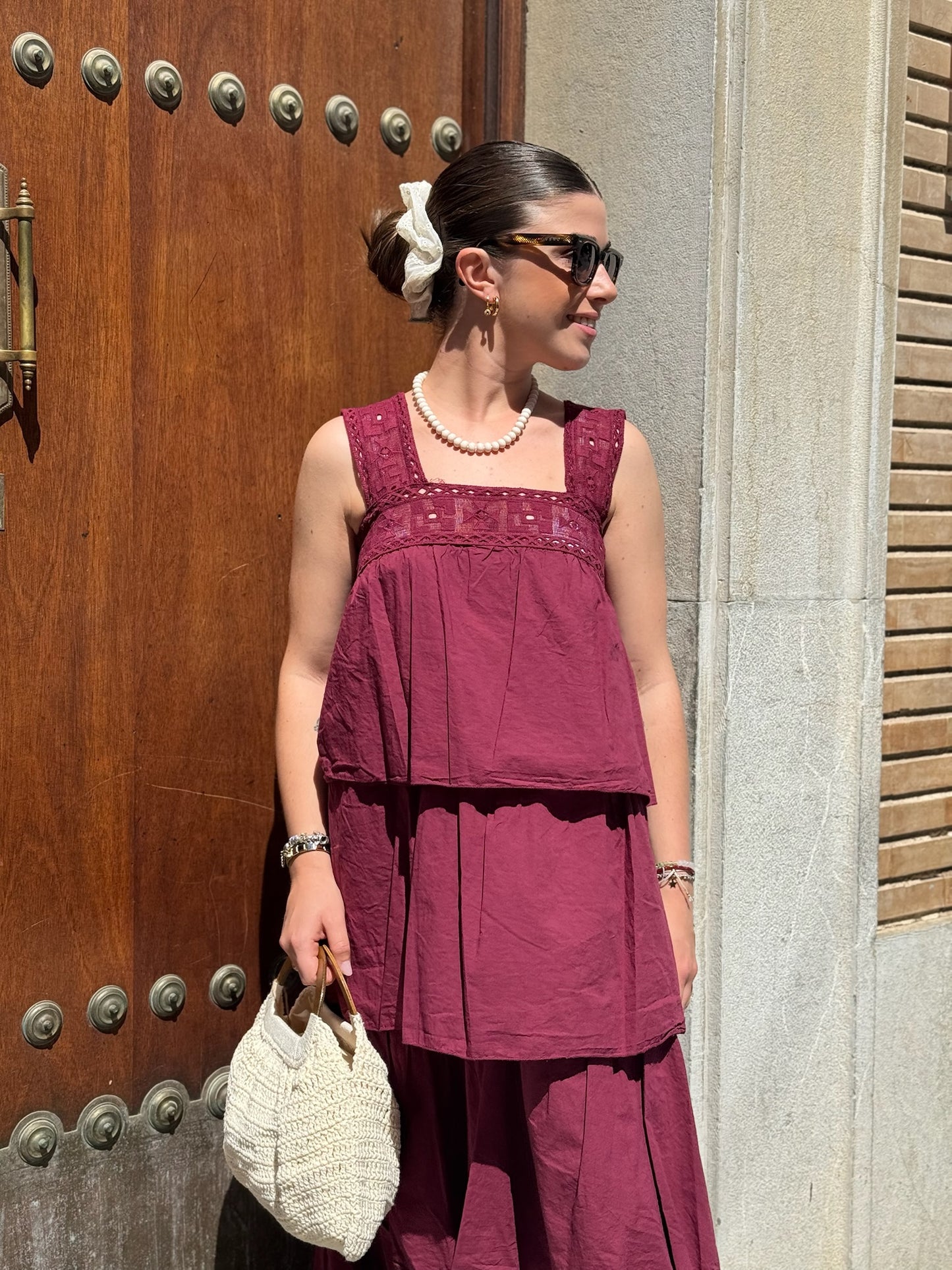 Vestido Ibiza Burdeos