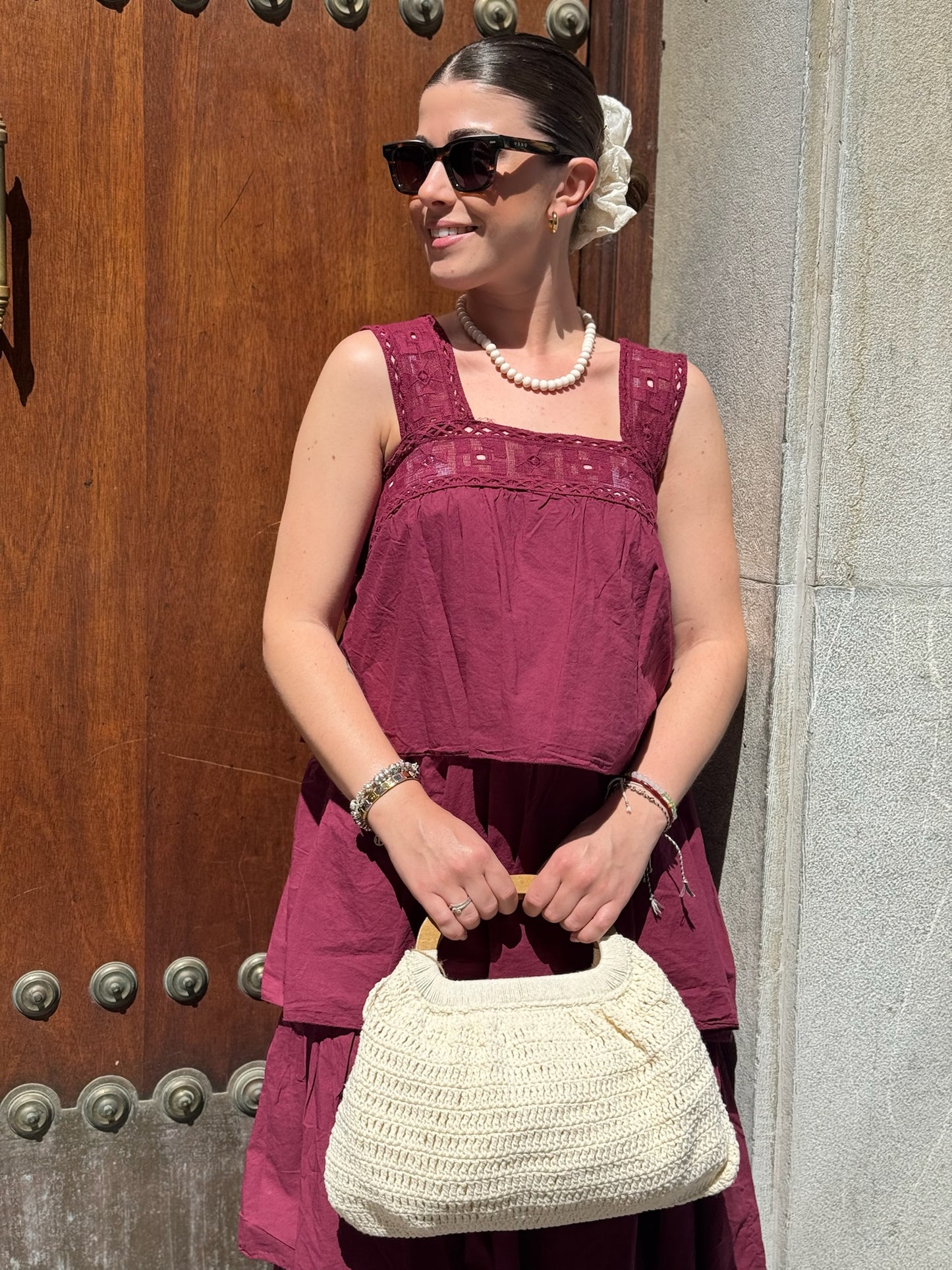 Vestido Ibiza Burdeos