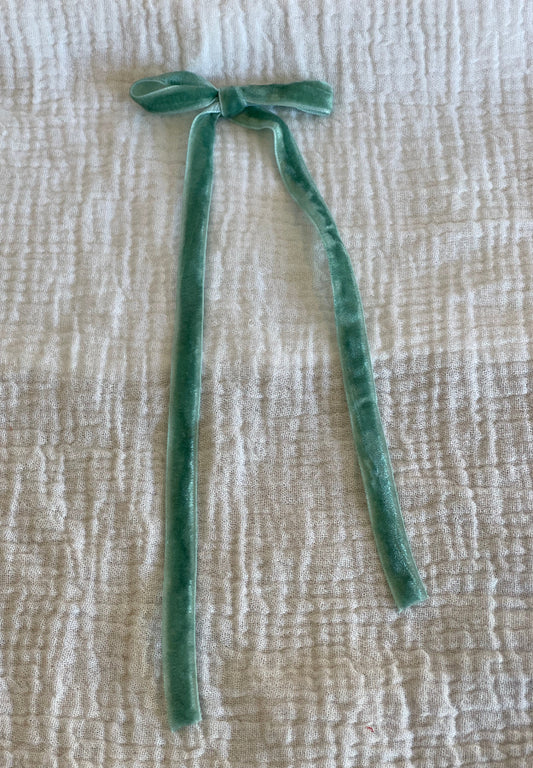Lazo verde agua para mantón