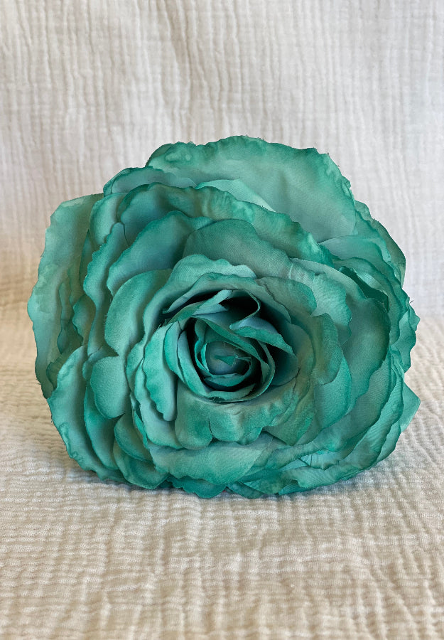 Rosa color verde agua