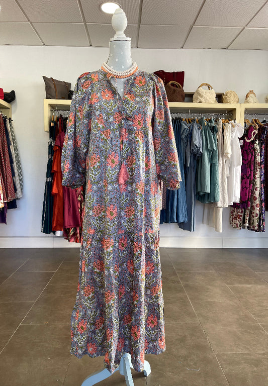 Vestido Indio grisáceo