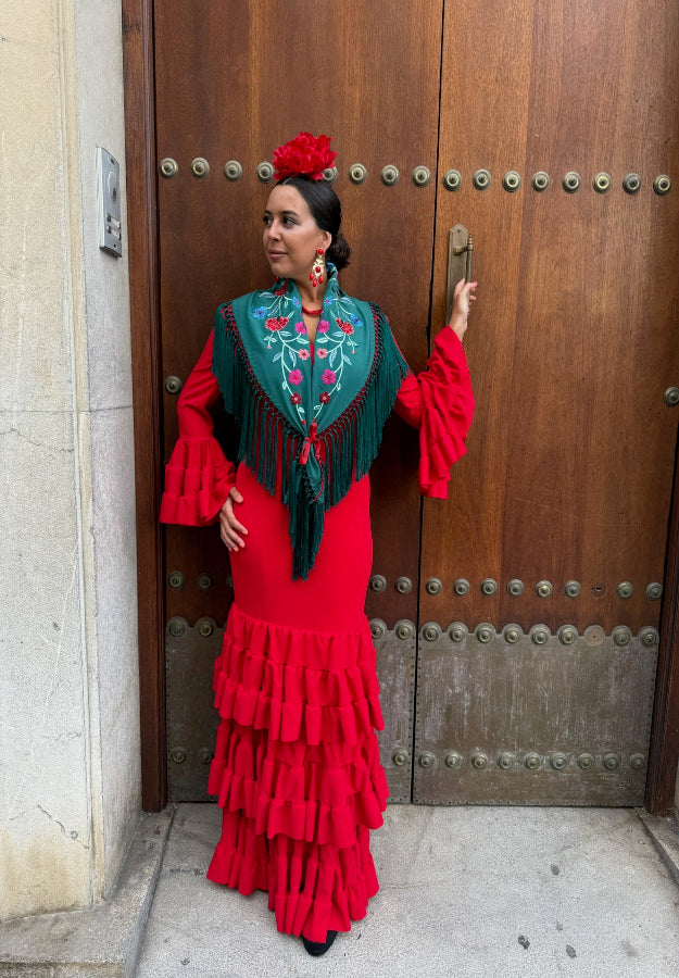 Traje Flamenca Pepa Rojo