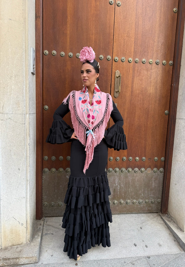 Traje Flamenca Pepa Negro