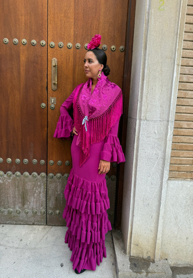 Traje Flamenca Pepa Buganvilla