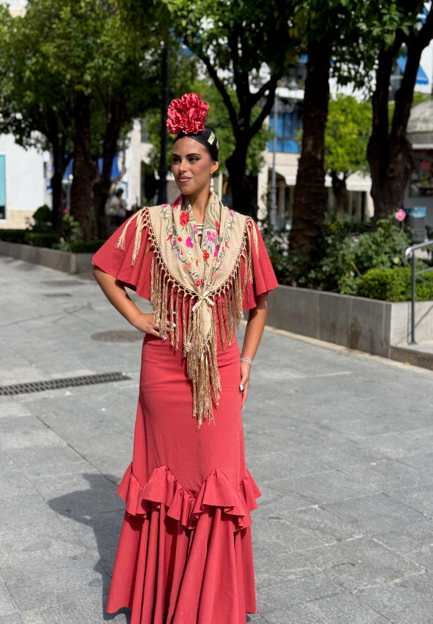 Traje Flamenca Triana Cazuela
