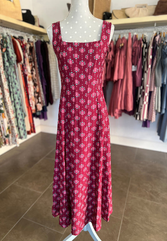 Vestido Amanda Burdeos