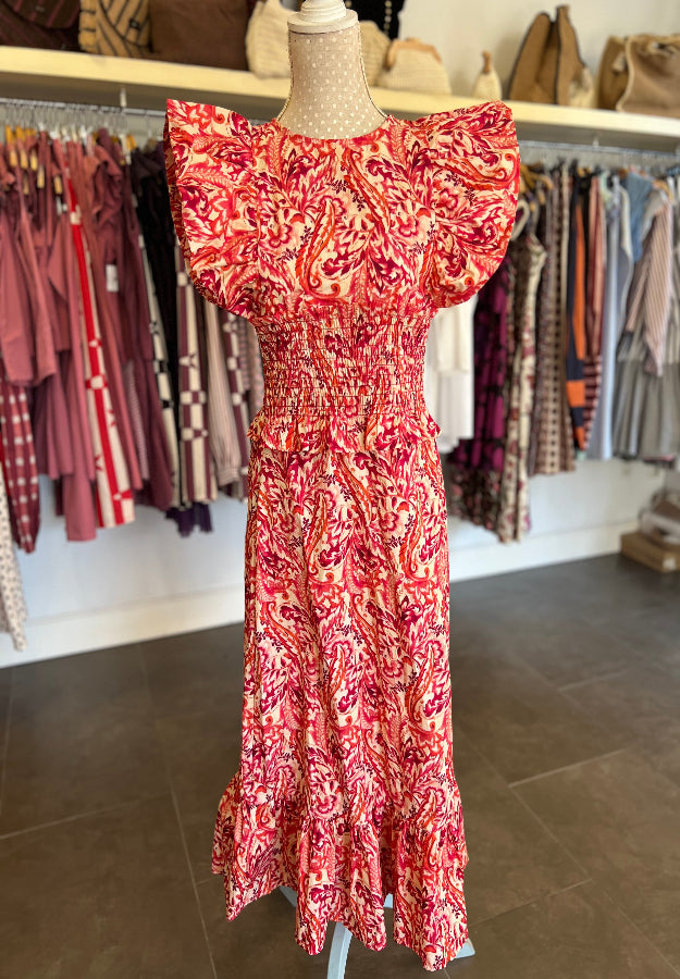 Vestido Olivia naranja