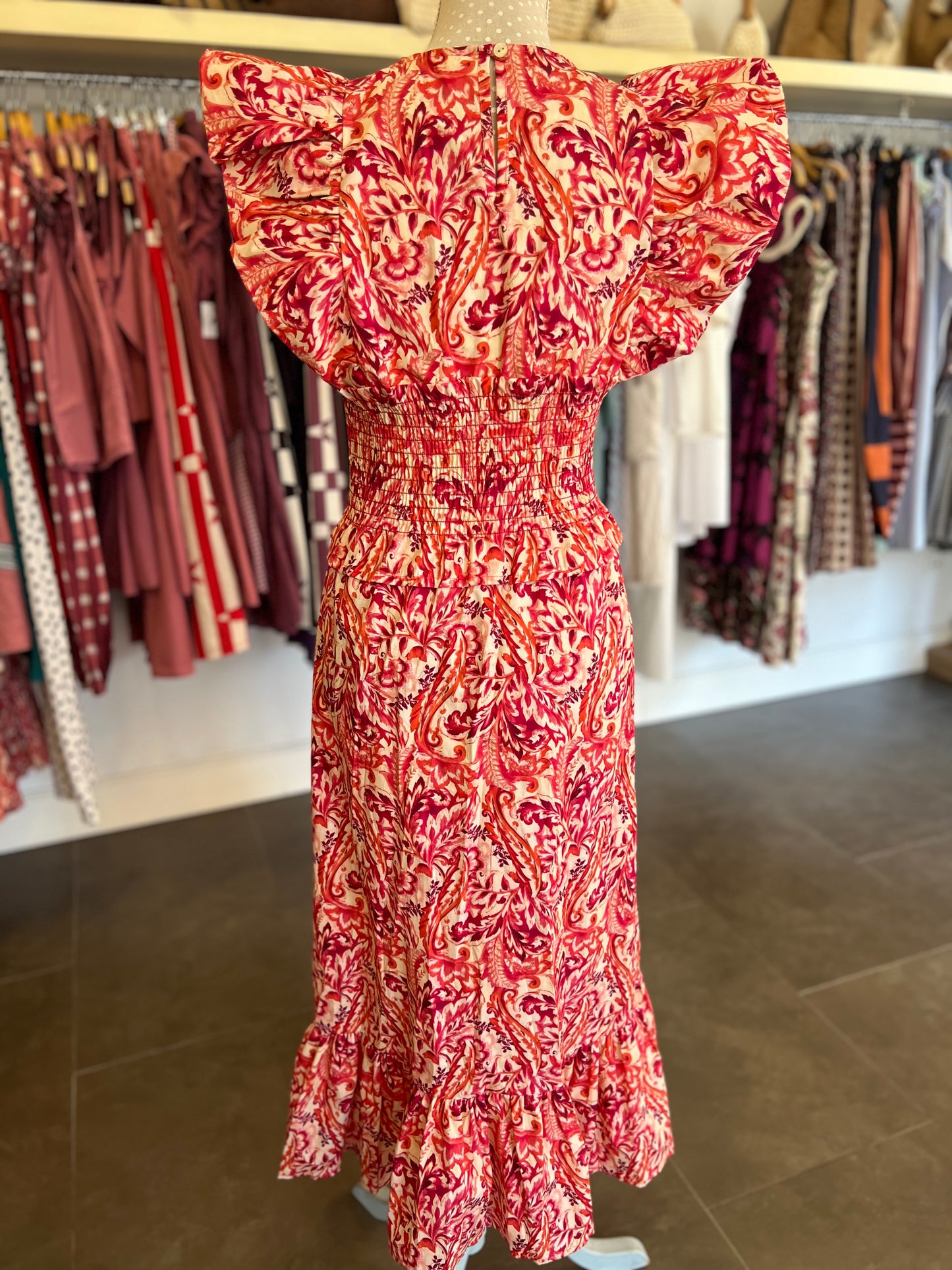 Vestido Olivia naranja