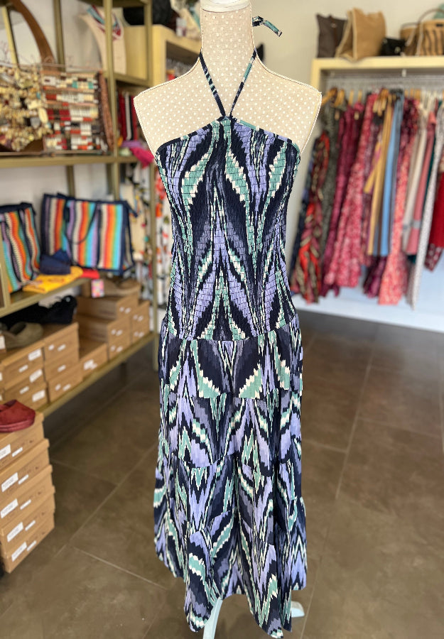 Vestido India Azul