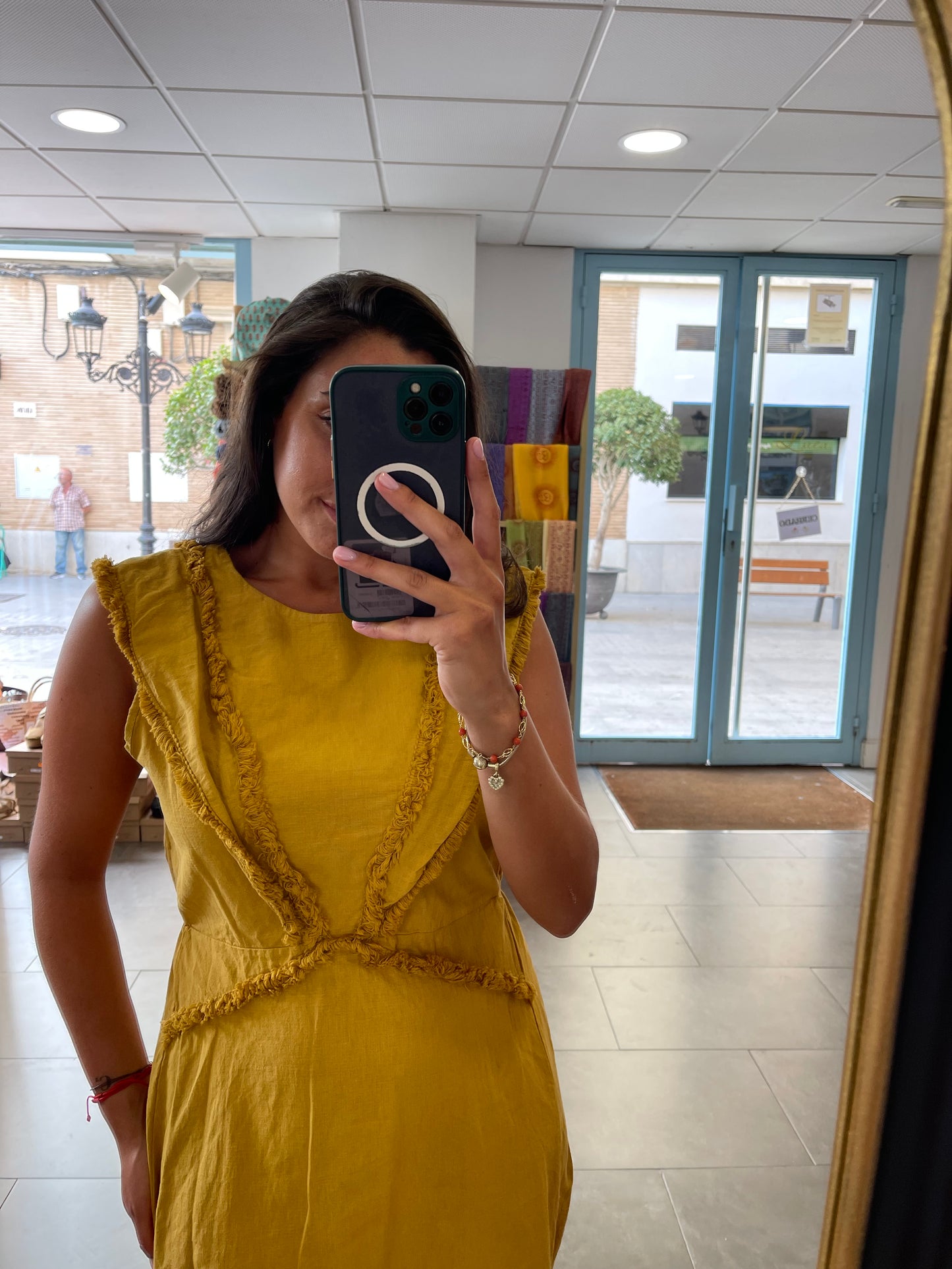 Vestido Celestia Mostaza
