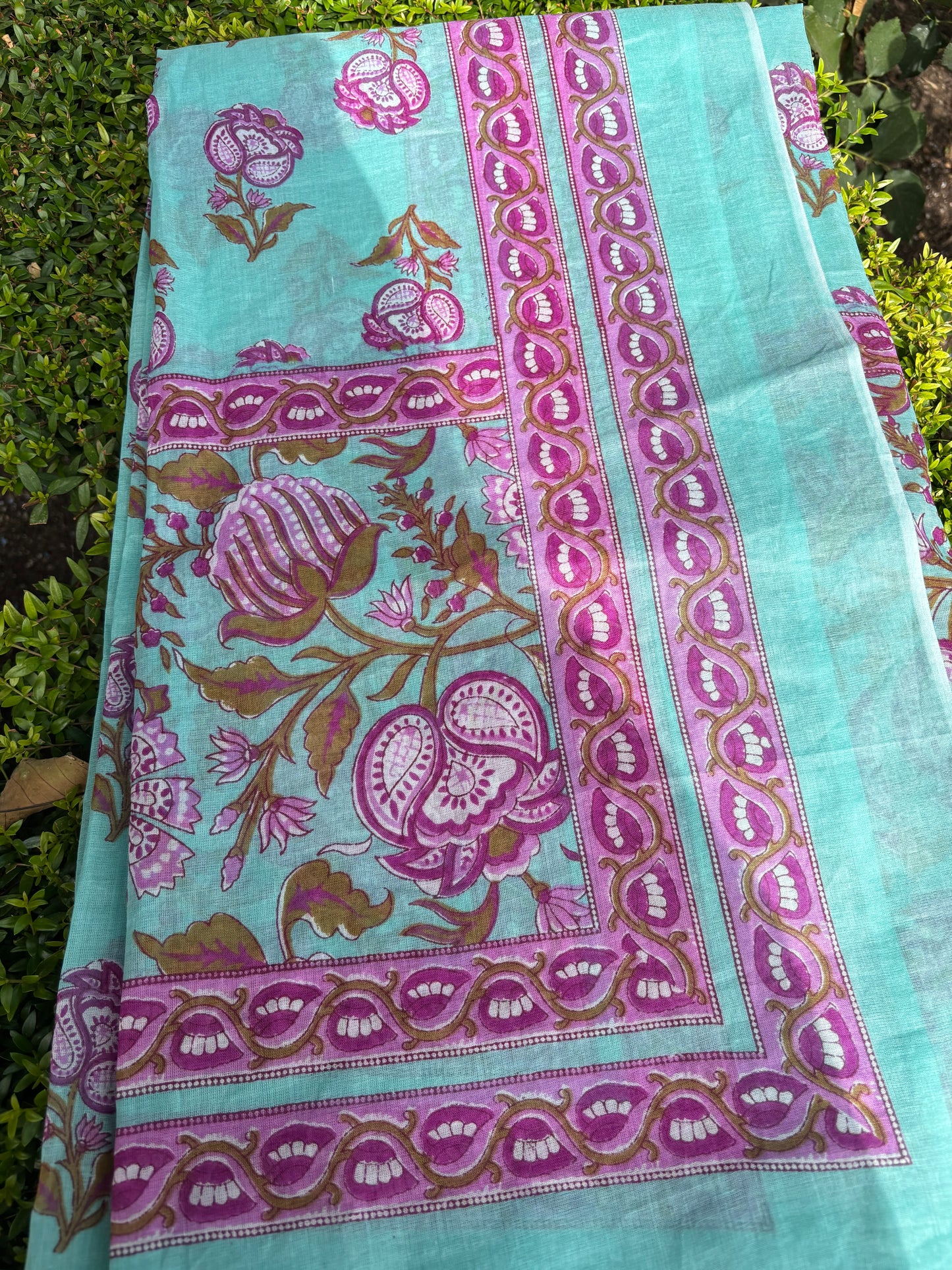 Pareo indio verde agua