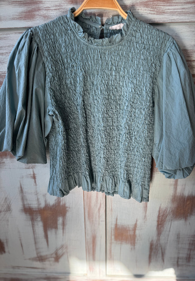 Blusa Gloria Verde Agua