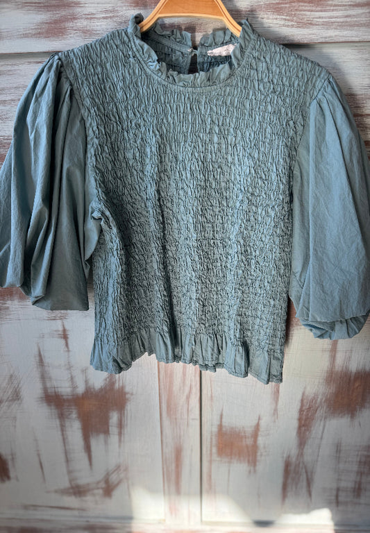 Blusa Gloria Verde Agua