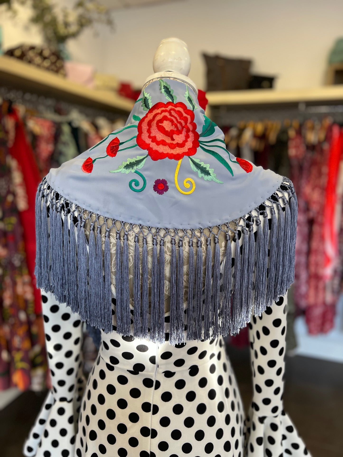 Mantón Mariana Celeste