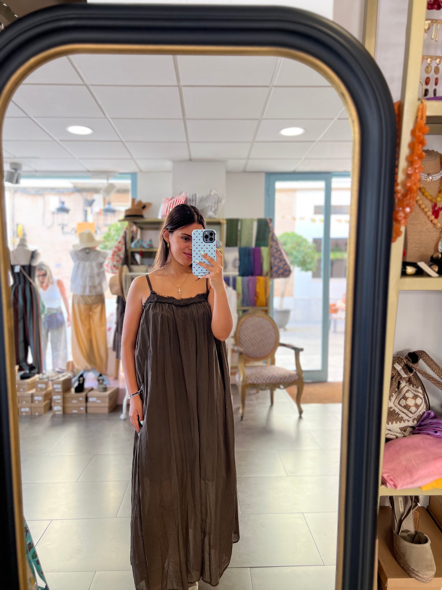 Vestido Ali marrón
