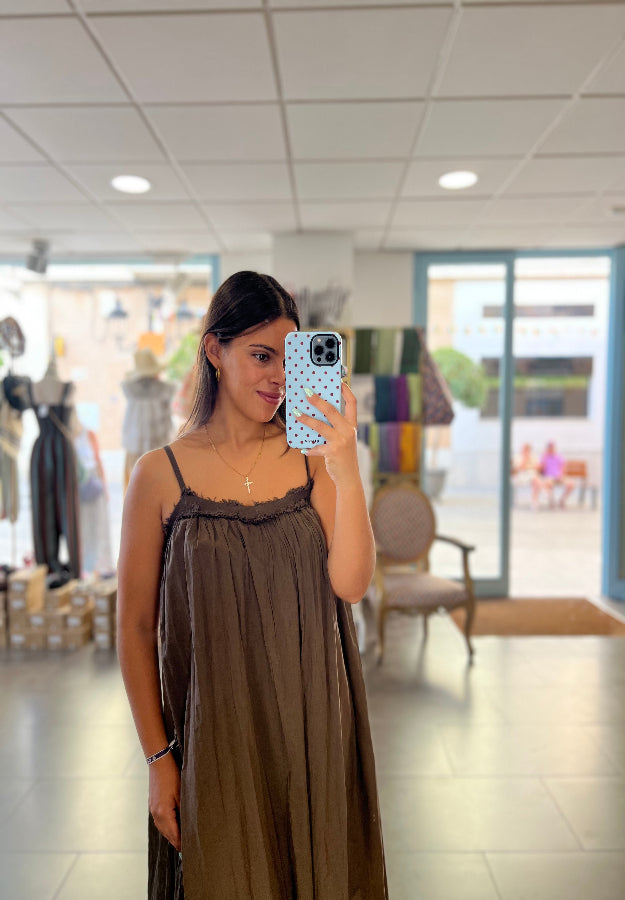 Vestido Ali marrón