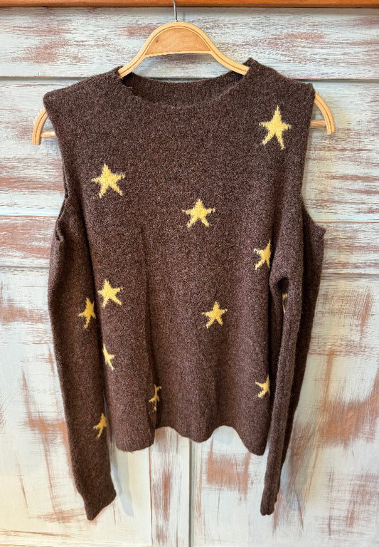 Jersey marron estrella amarilla