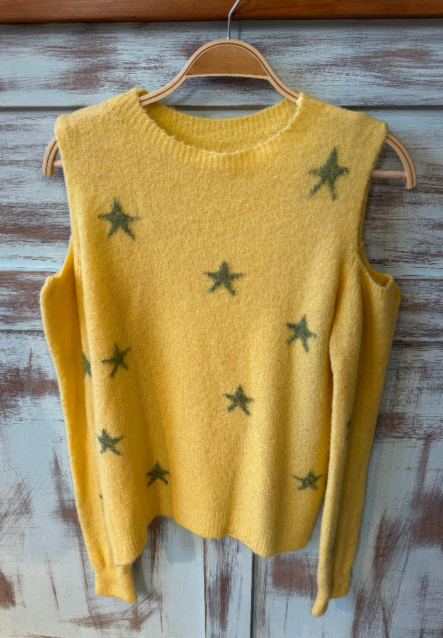 Jersey amarillo estrella verde