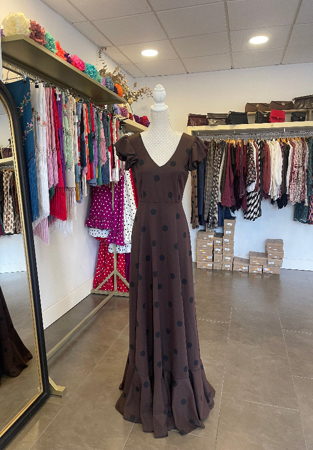 Bata Flamenca Marrón
