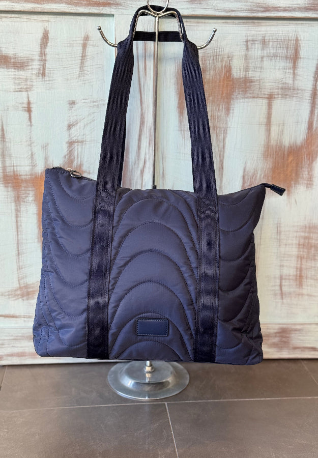 Bolso acolchado azul