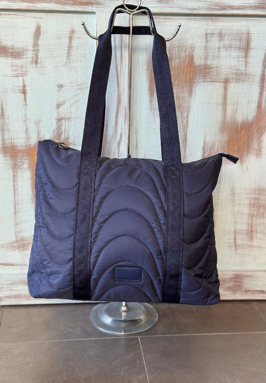 Bolso acolchado azul