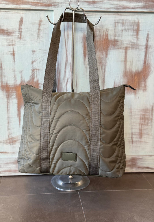 Bolso acolchado verde
