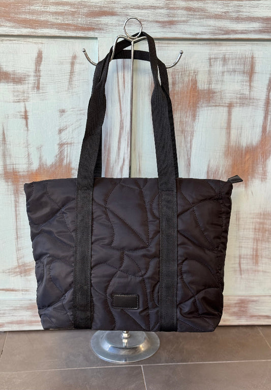 Bolso acolchado negro