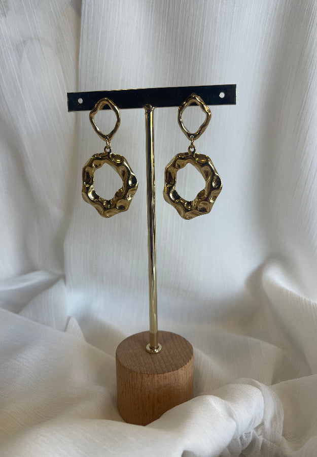 Pendientes Aro Irregular