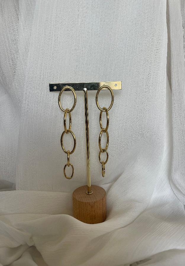 Pendientes aros cruzados