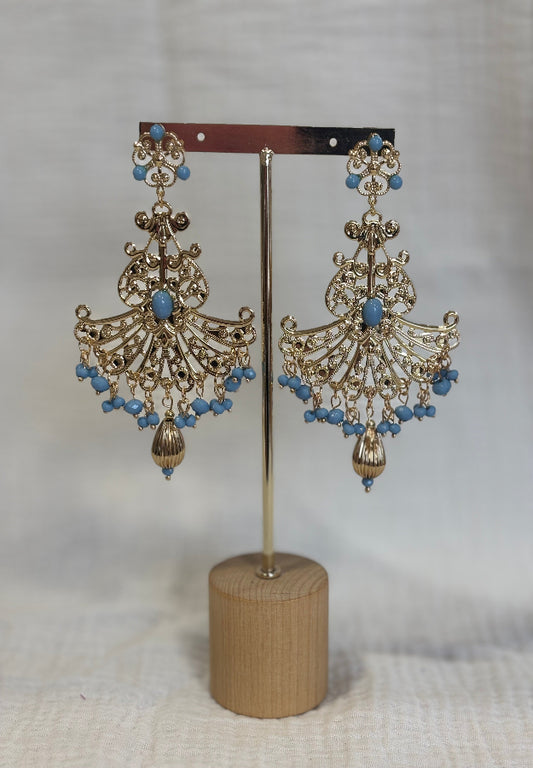 Pendiente Córdoba celeste