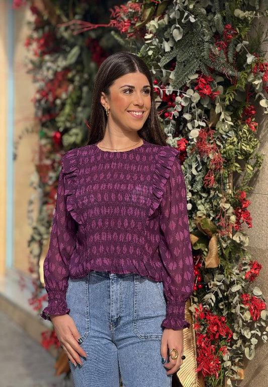 Blusa Brisa morada