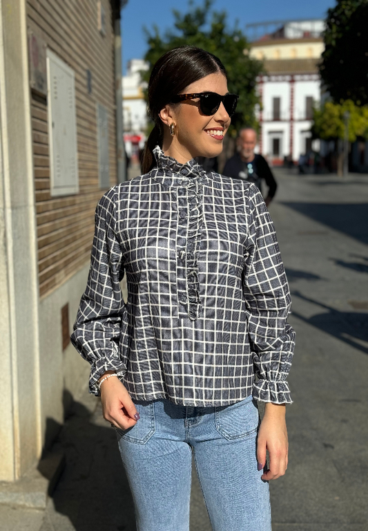 Blusa Celia gris