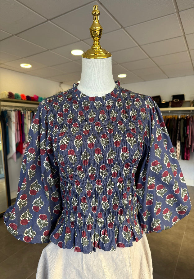 Blusa Clavel Azul