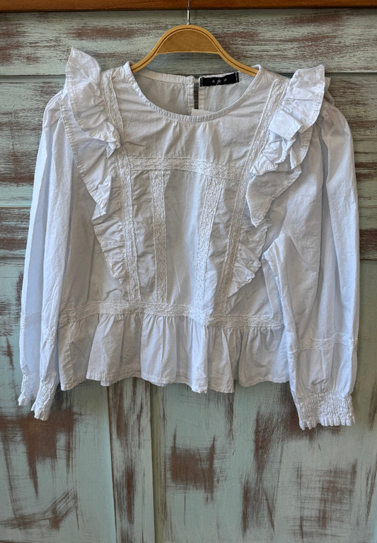Blusa Elena blanca