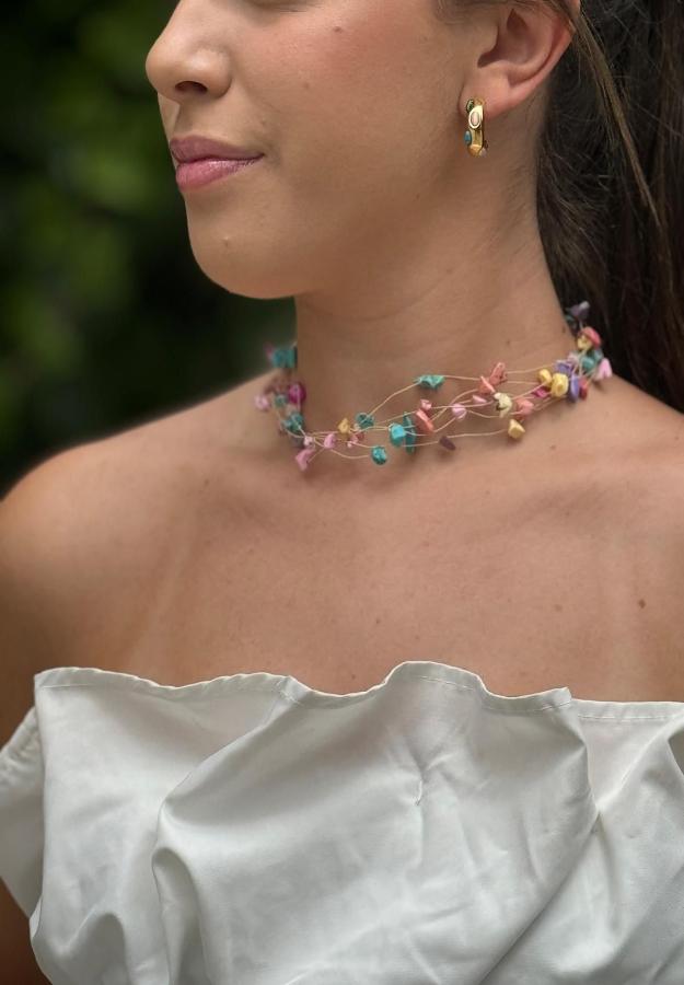 Choker multicolor