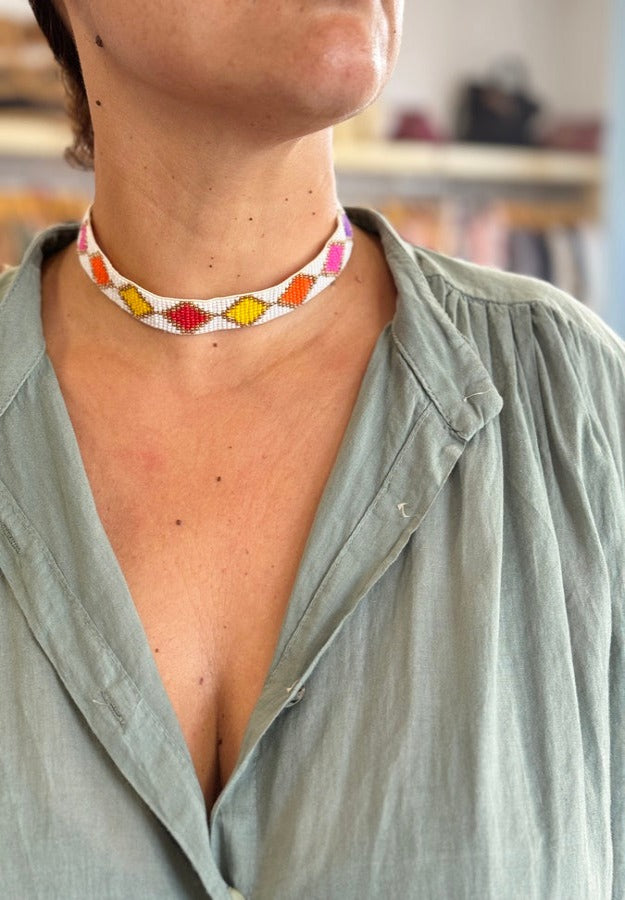 Choker indio rombo