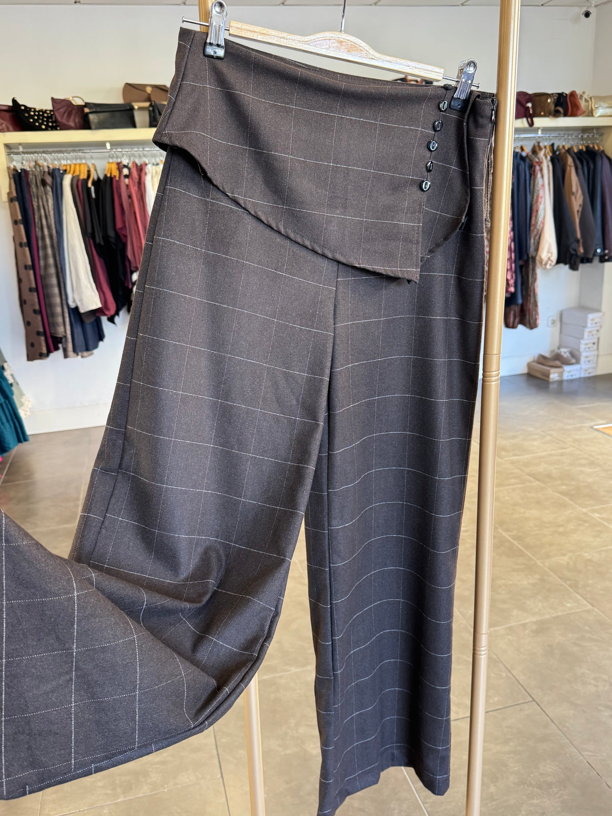 Pantalon Fajin marron